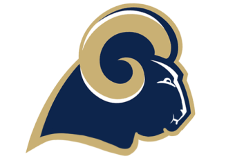 Los Angeles Rams Fat Logo fabric transfer